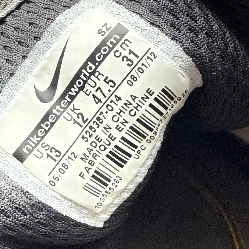 Nike ACG Kingman Moc Toe Gray Suede Chukka Boots 525387-014 Size 13